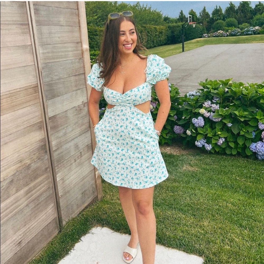 FLORAL CUT OUT DRESS || ZARA || YKCLOSET